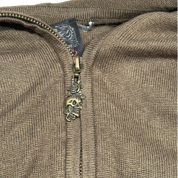 NWT! Ed Hardy Love Kills Slowly Lambswool/Alpaca Blend Sweater - XL (Unisex) - Picture 9 of 9